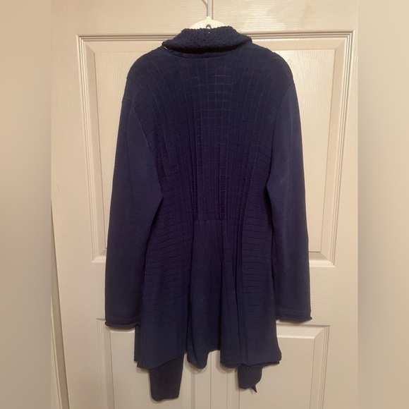 Architect Women's Deep Blue Open Cardigan - Picture 2 of 8